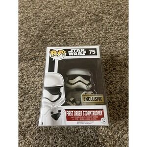 Funko Pop! Star Wars The Force Awakens First Order Stormtrooper #75 Exclusive